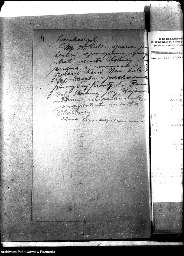 Obraz 9 z jednostki "Magistrat miasta Chełmży [subwencje na roboty doraźne]"