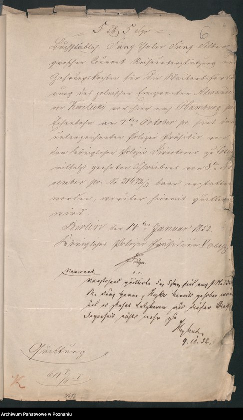 Obraz 9 z jednostki "A. betr. die Kosten der Ausweisung der Flüchtlinge"