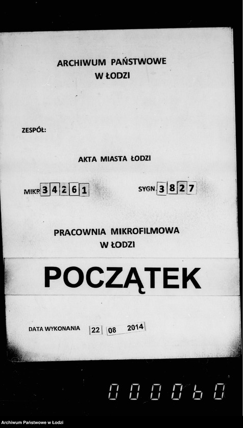 Obraz 1 z jednostki "Książka składek na budowę rzeźni bałuckiej"