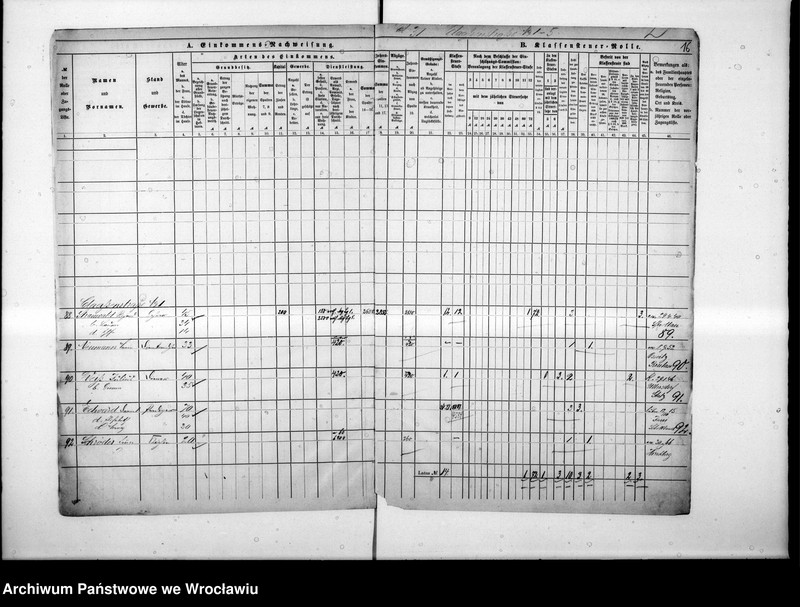 image.from.unit.number "Klassensteuerrolle nebst Eikommens - Nachweisung"