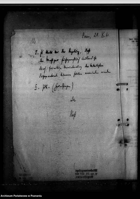 Obraz 17 z jednostki "Fürsorgerechtliche Beziehungen zu Fürsorgeträgern ausserhalb des Warthegaues"