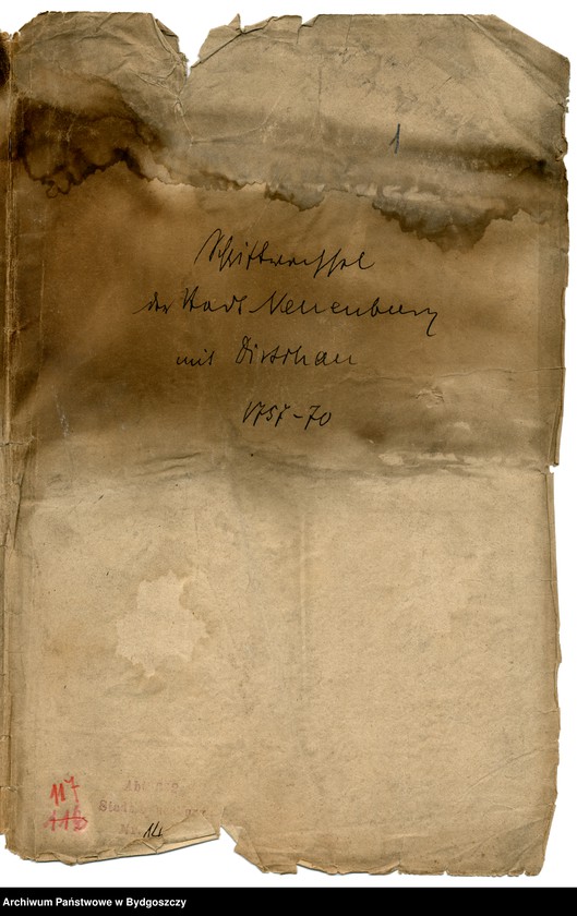 image.from.unit.number "Schriftwechsel der Stadt Neuenburg mit Dirschau"