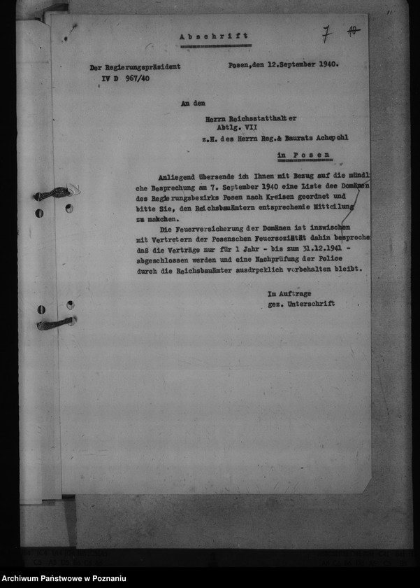 Obraz 11 z jednostki "Staats - Domänen. Allgemeiner Schriftwechsel"