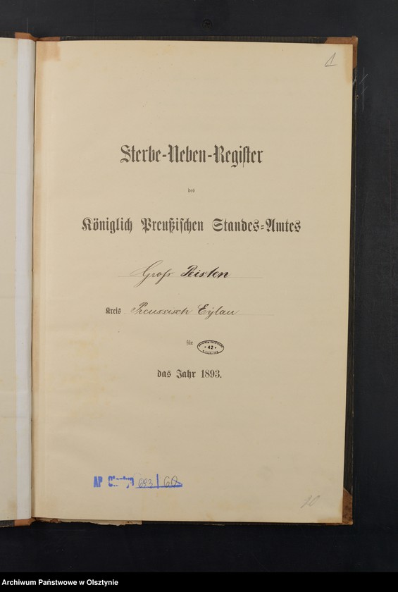 image.from.unit.number "Sterbe-Neben-Register Nr 1 - 46"