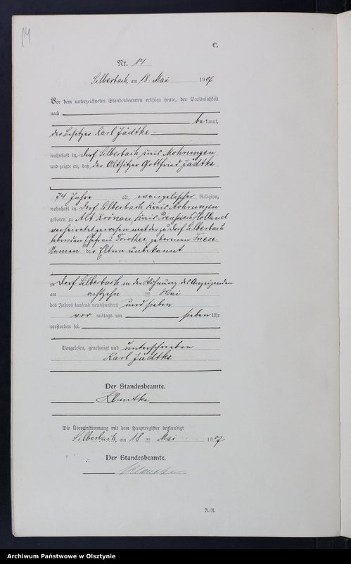 image.from.unit.number "Sterbe-Neben-Register Nr 1 - 33"