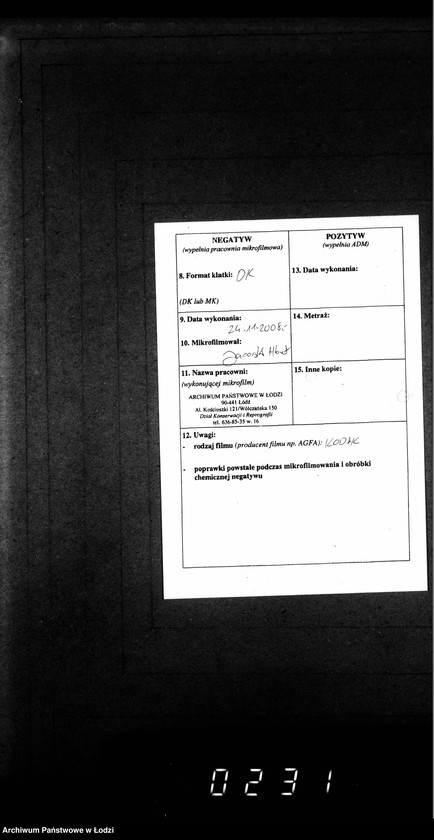 Obraz 3 z jednostki "Duplikat aktów urodzeń, małżeństw i zgonów"