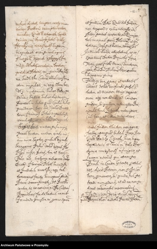 image.from.unit.number "Proces do dóbr Hordynia i Siekierczyce między Borkowskimi, Kopystyńskimi, Lityńskimi. Inwentarze Hordyni i Siekierzyc"