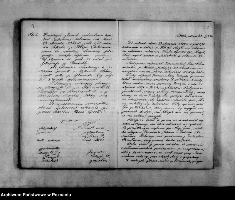 Obraz 9 z jednostki "Protokoły zebrań zarządu, plenarne"