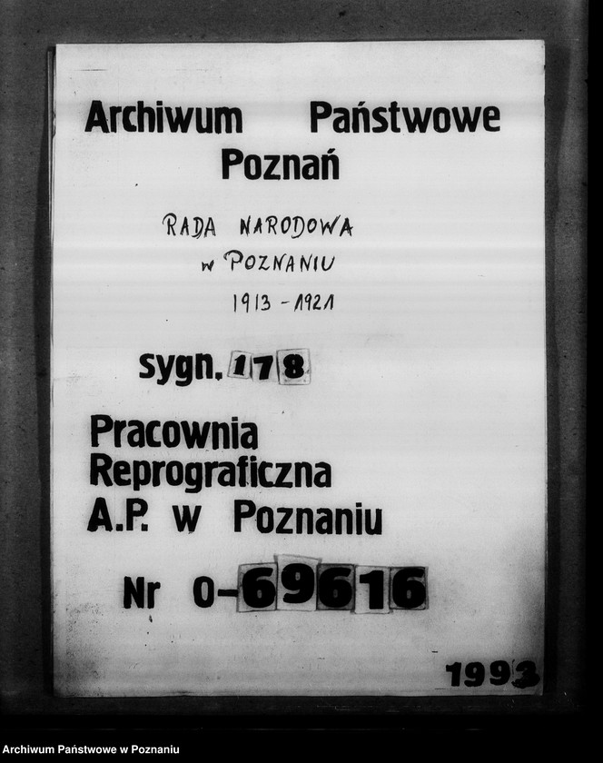 Obraz 1 z jednostki "Korespondencja różna Komitetu dla Bezdomnych uchodźców."