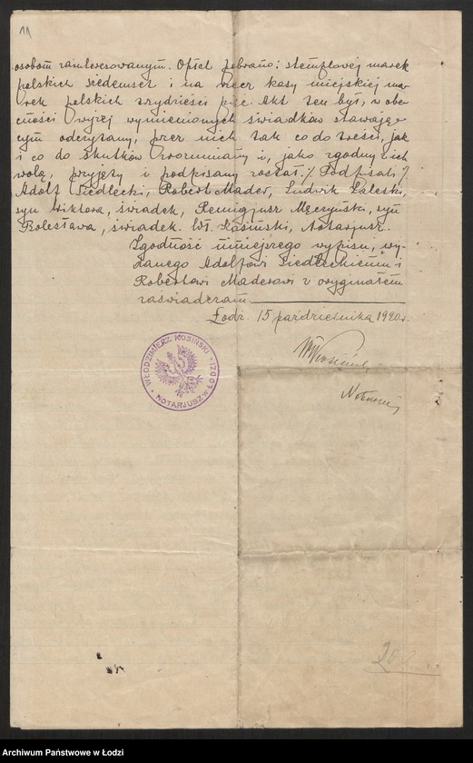 Obraz 13 z jednostki "Adolf Siedlecki, Robert Mader - Adolf Siedlecki i S-ka- prowadzenie tkalni zarobkowej"