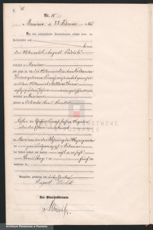 Obraz 13 z jednostki "Księga zgonów"