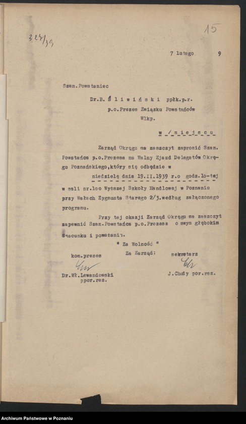 image.from.unit.number "Walny Zjazd Okręgu 19.II.1939."