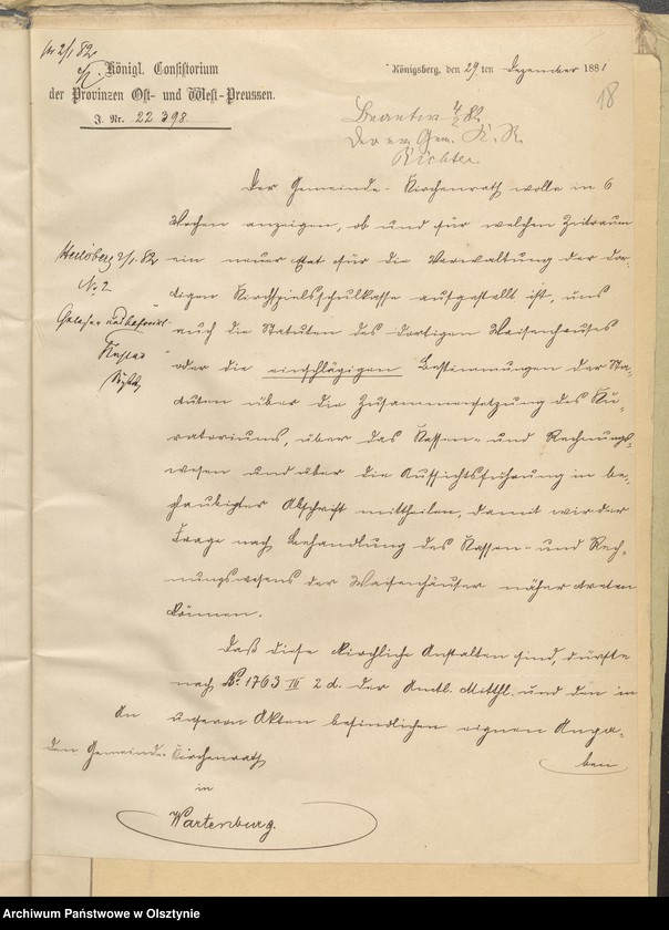 image.from.unit.number "Übersicht über das kirchliche Rechnungswesen der evangelischen Parochiae Wartenburg"