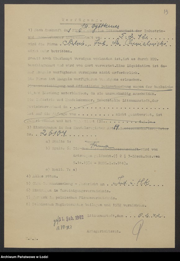 Obraz 15 z jednostki "Szmula Chmielnicki – „Salus“ – fabryka wyrobów papierowych"