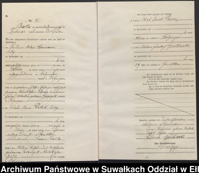 image.from.unit.number "[Heirats-Haupt-Register des Königlichen Preussischen Standes-Amtes Bialla Kreis Johannisburg]"