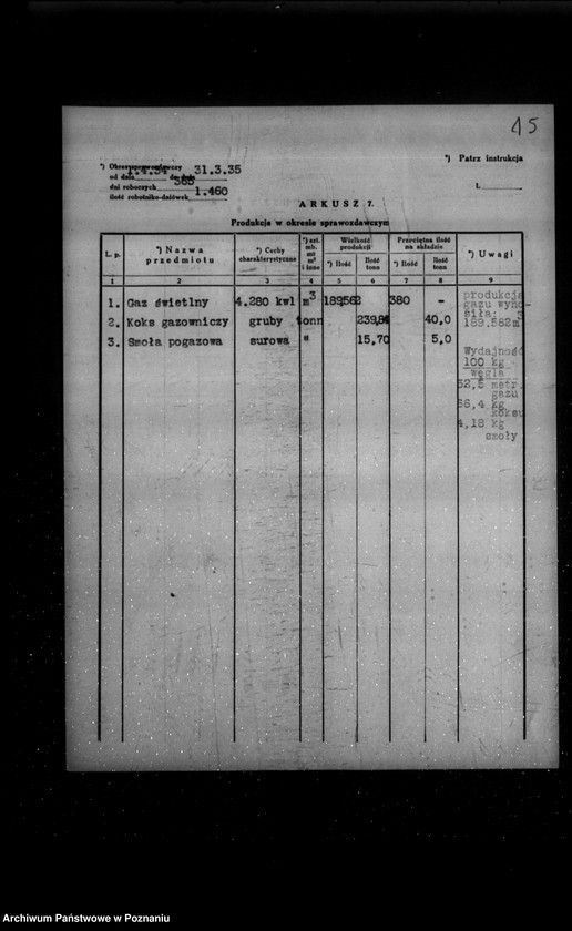 image.from.unit.number "Kwestionariusz Gazowni Miejskiej w Bojanowie powiat rawicki"