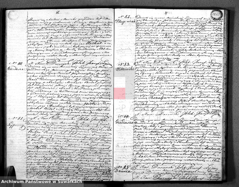 image.from.unit.number "Księga Duplikat Aktów Urodzenia, Małżeństw i Zejscia Parafii Lejpuńskiej z Roku 1855"