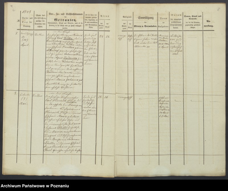 Obraz 7 z jednostki "Duplikat des Trauregisters"