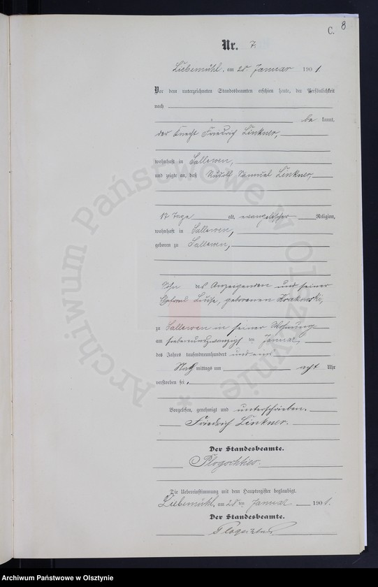 image.from.unit.number "Sterbe-Neben-Register Nr 1 - 62"