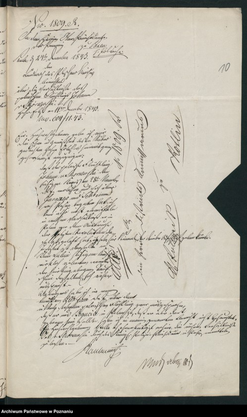 Obraz 13 z jednostki "A. betr. den polnischen Flüchtling Johann von Skarzewski"