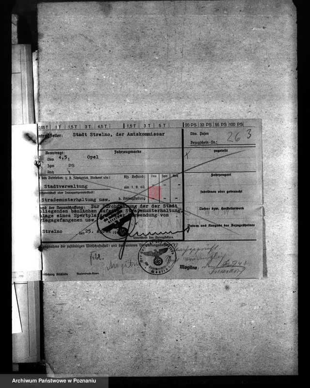 Obraz 7 z jednostki "Beschlagnahme von Lastkraftwagen. Kontrolle der Lastwagen auf Landstrassen"