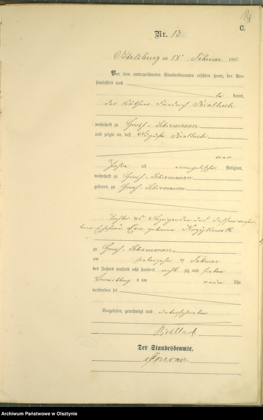 image.from.unit.number "Sterbe-Haupt-Register Nr 1 - 52"