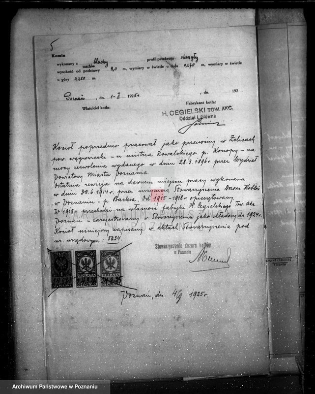 Obraz 9 z jednostki "Fabryka H. Cegielski w Poznaniu nr woj. 5853"