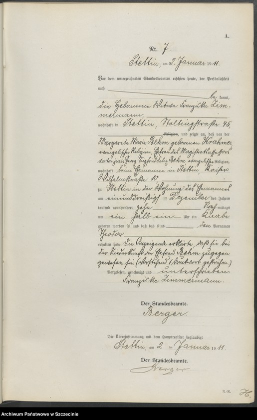 image.from.unit.number "Geburtsregister"