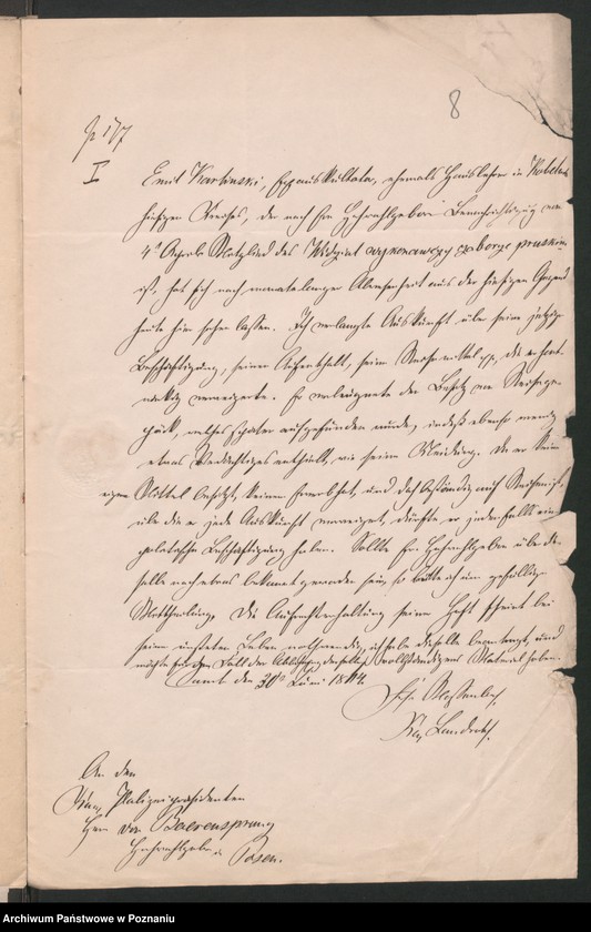 Obraz 11 z jednostki "A. betr. Emil Karliński, Referendar a.D."