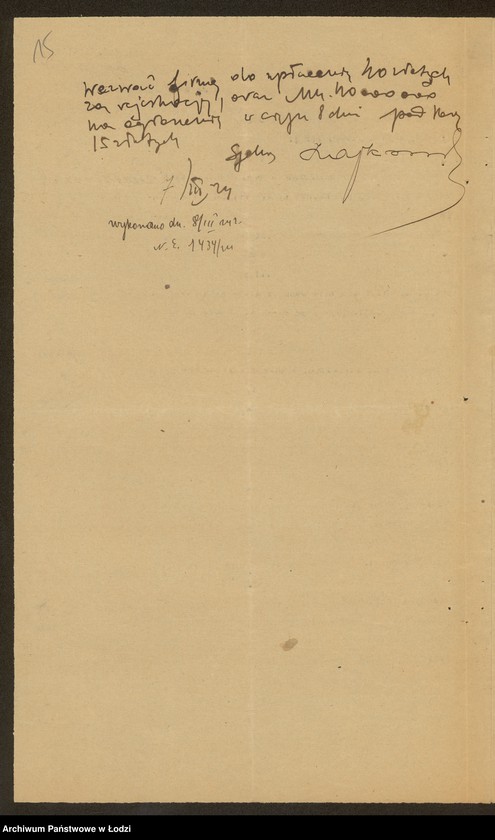 Obraz 17 z jednostki "Sz. I M. Bracia Domb- wyrób i sprzedaż gotowych ubrań"