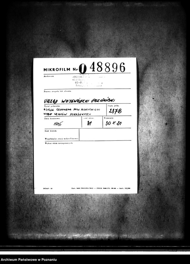 image.from.unit.number "Osada Genowefa powiatu konińskiego /wykup gruntów dzierżawnych/"