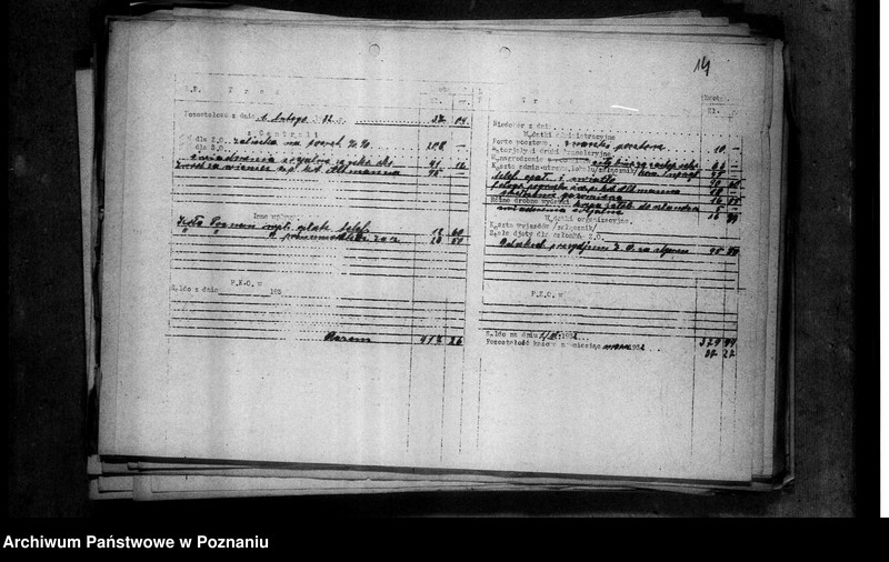 Obraz 18 z jednostki "Sprawozdania kasowe Zarządu Okręgowego Zjednoczenia Zawodowego Polskiego"