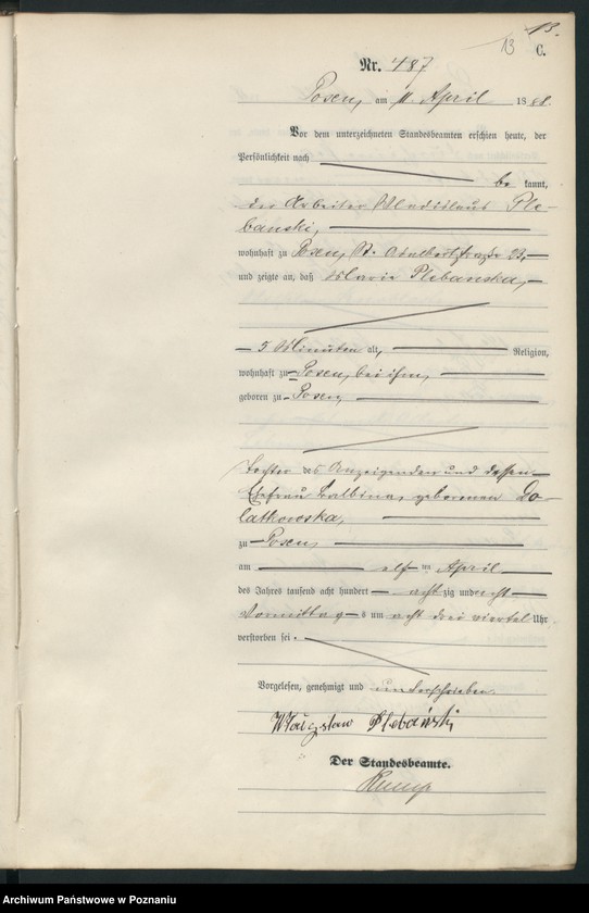 Obraz 16 z jednostki "Księga zgonów t. II"