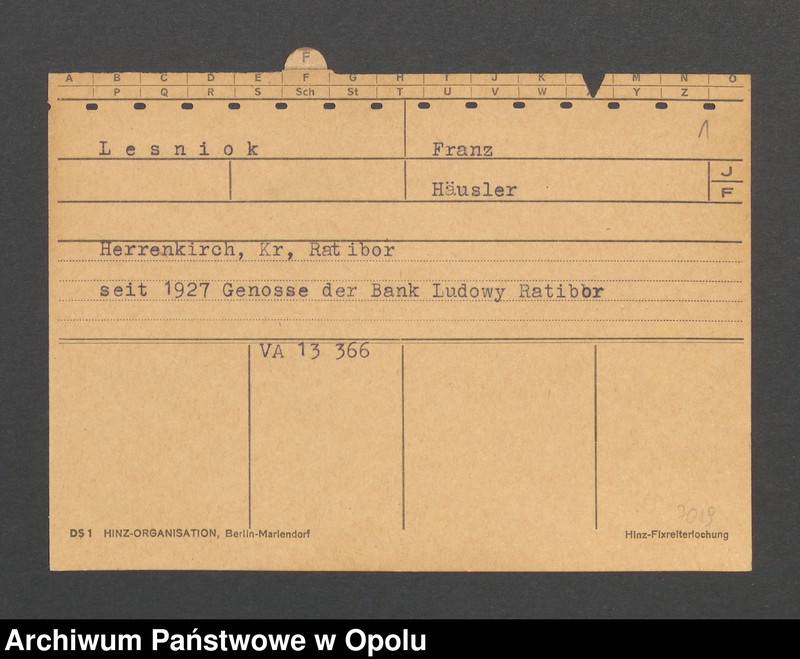 Obraz 3 z jednostki "[Lesniok Franz, Herrenkirch]"