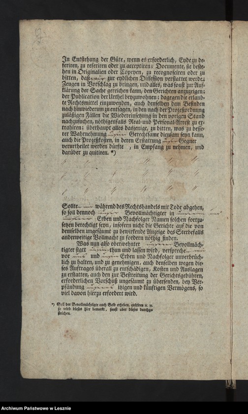 Obraz 12 z jednostki "[Akta manualia J. C. in Sachen der Stadt Lissa contra den Fürsten von Sułkowski wegen Abgaben]"