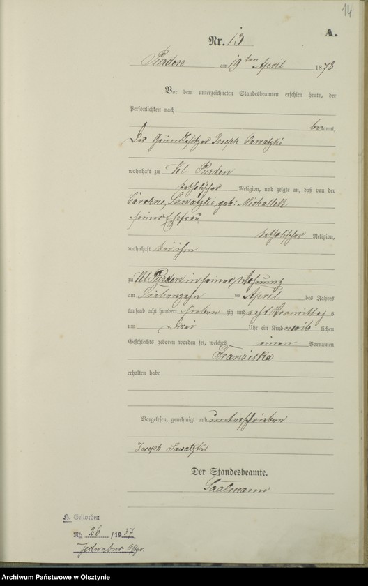 image.from.unit.number "Geburts-Haupt-Register Nr 1 - 65"