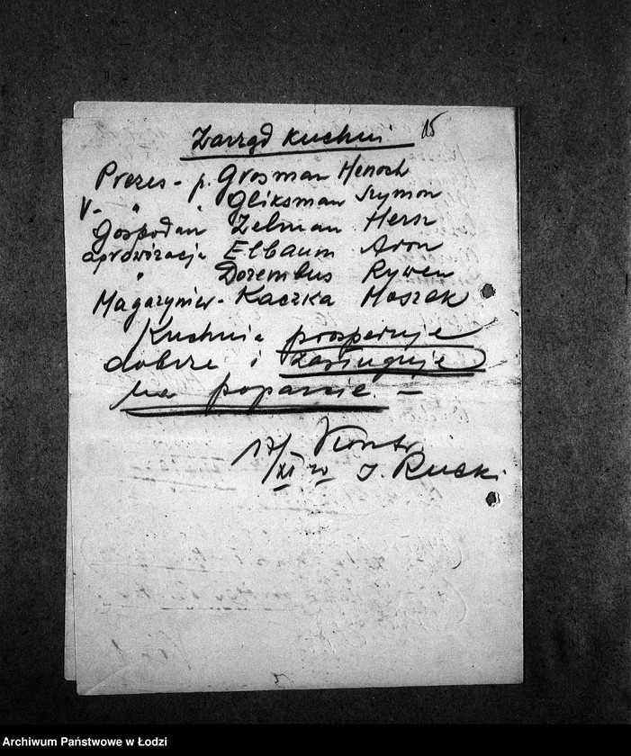 Obraz 17 z jednostki "[Kuchnia nr 404, ul. Drewnowska 12. Kuchnia nr 37, ul. Drewnowska 30. Kuchnia, ul. Drewnowska 32. Działalność kuchni, personel, konsumenci, kontrole]"