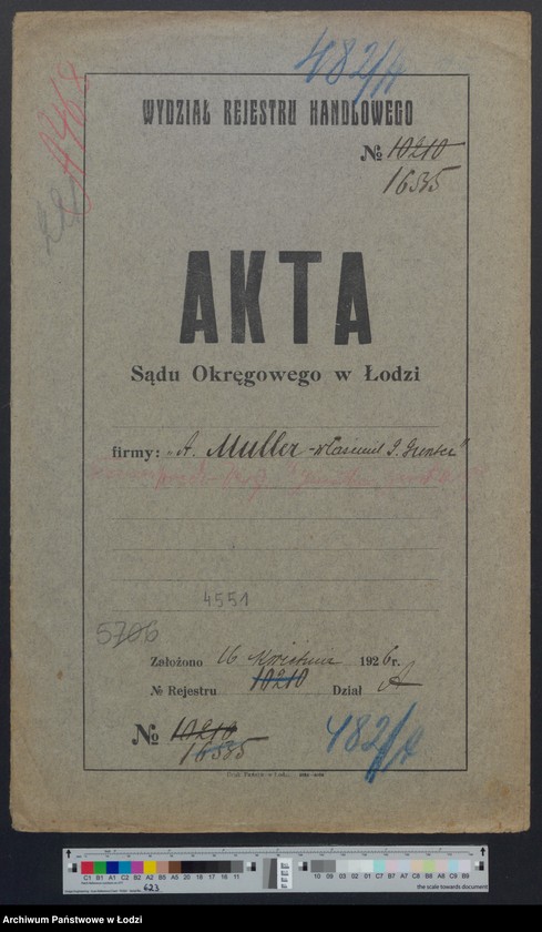 Obraz 2 z jednostki "A. Müller - - G. Günter – skład mebli"