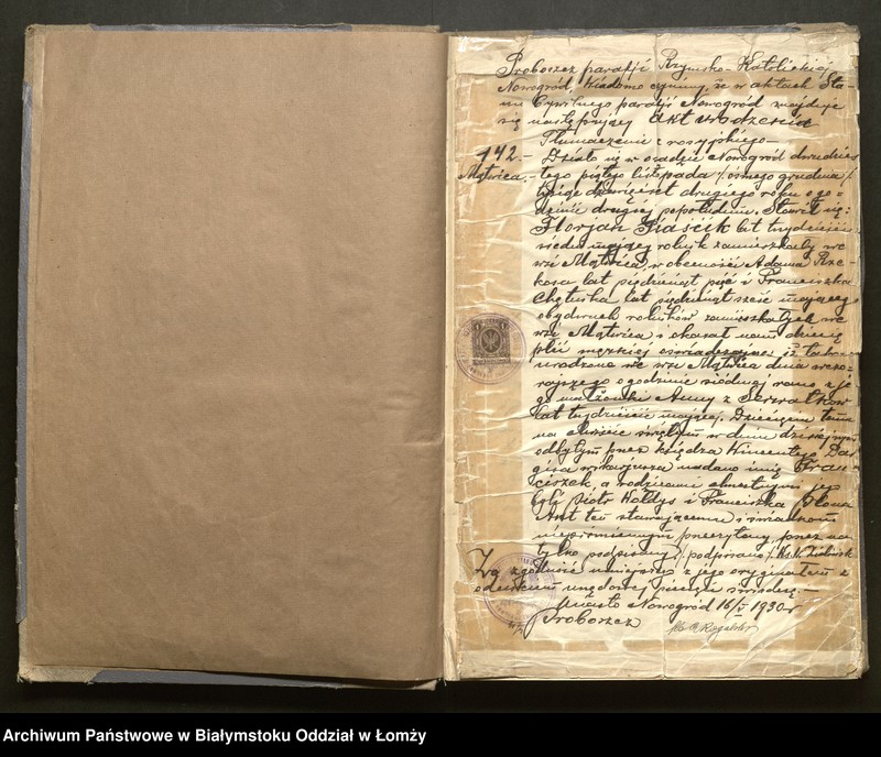 image.from.unit.number "Księga urodzeń, małżeństw i zgonów"