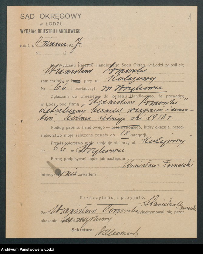 Obraz 3 z jednostki "Stanisław Pomorski – detaliczny handel wapnem i cementem"