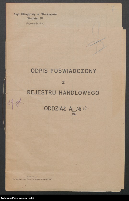 Obraz 9 z jednostki "Samuel Kőnigstein - hurtowy skład papieru"