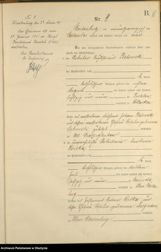 image.from.unit.number "Heiraths-Haupt-Register Nr 1 - 26"