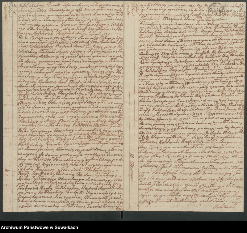 image.from.unit.number "Akta Zaślubionych stanu Cywilnego od pierwszego Stycznia do Ostatniego Grudnia 1812 Roku Gminy Kaletnickiey"