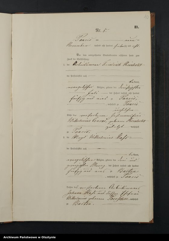 image.from.unit.number "Heiraths-Neben-Register Nr 1 - 8"