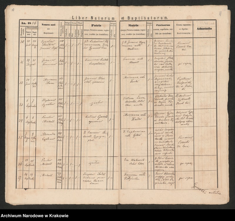 Obraz 8 z jednostki "[Księga urodzeń]"