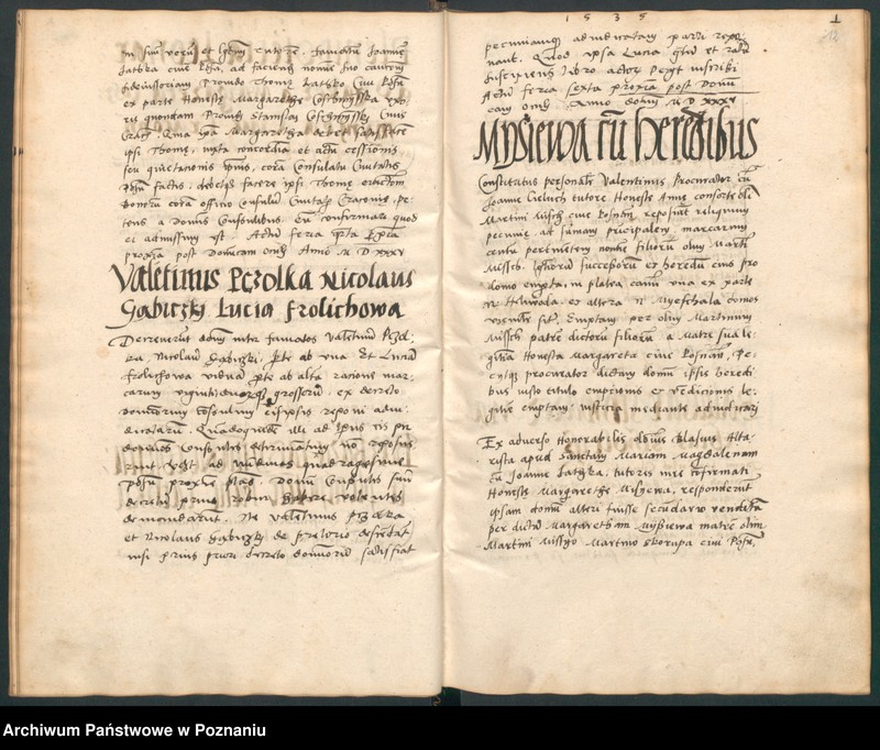 Obraz 16 z jednostki "Liber controversiarum coram spectabili consulatu Posnaniensi ab anno 1535 usque ad annum 1538."