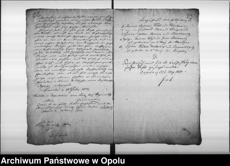 Obraz 19 z jednostki "Acta von Aufstellung der Gedächtniß Tafeln für gebliebene Krieger und Vaterlands Vertheidiger Vol: I"