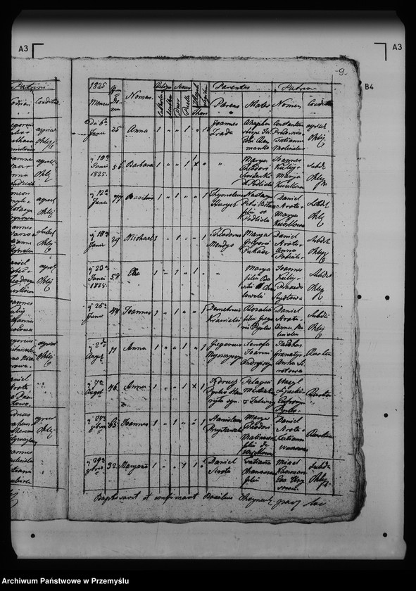 Obraz 13 z jednostki "[Kopie ksiąg metrykalnych parafii Chliple z filią Sadkowice (dekanat Mościska)]"