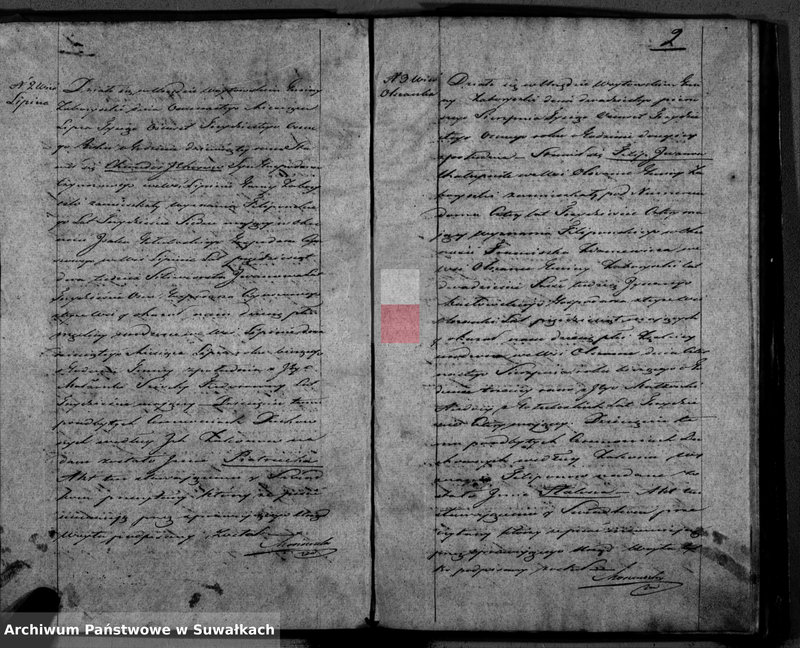 Obraz z jednostki "Duplikat Aktów Cywilnych Urodzonych, Zaślubionych i Umarłych Filiponów z Gminy Zaboryszki pro 1838 r."
