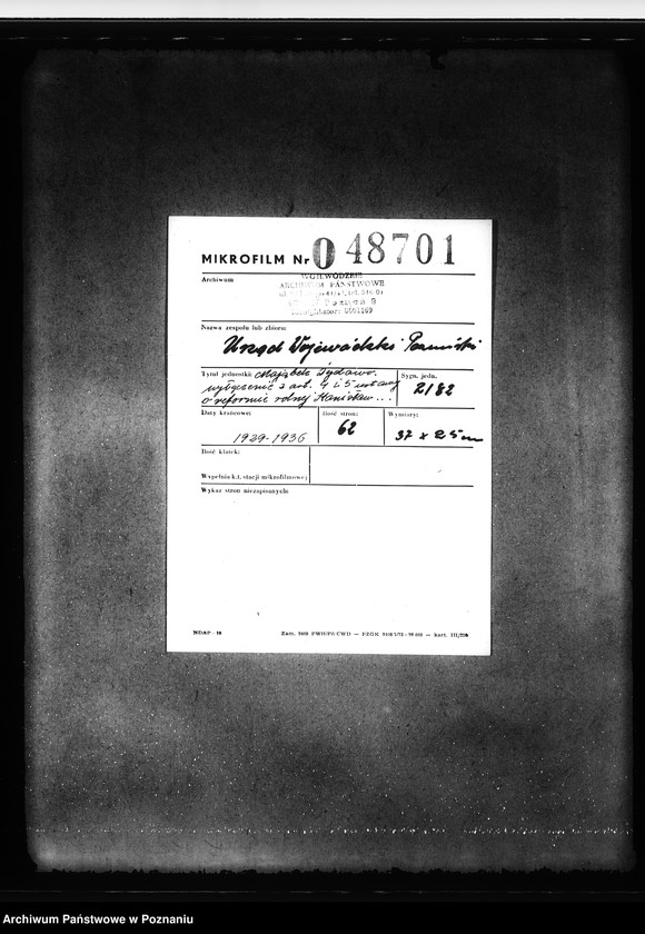 Obraz 2 z jednostki "Majątek Żydowo wyłączenie z art. 4 i 5 ustawy o reformie rolnej Stanisław Chełmicki"